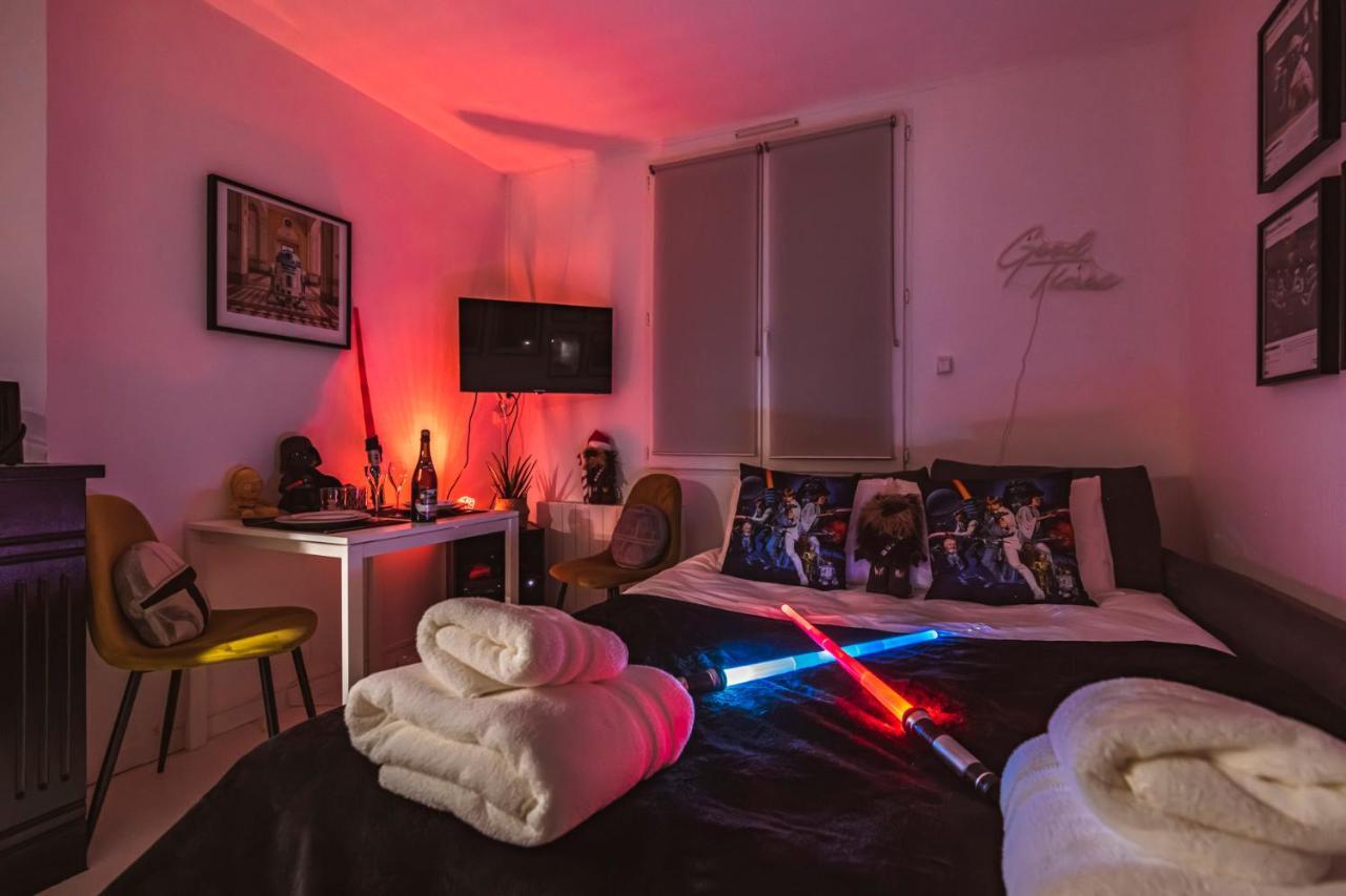 Explorereims - Studio Intergalactique Chic Proche Gare/Centre Екстериор снимка